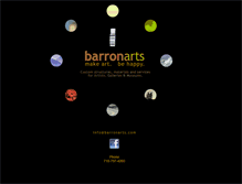 Tablet Screenshot of barronarts.com